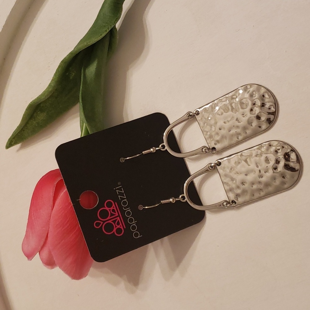 Silver Earrings Paparazzi